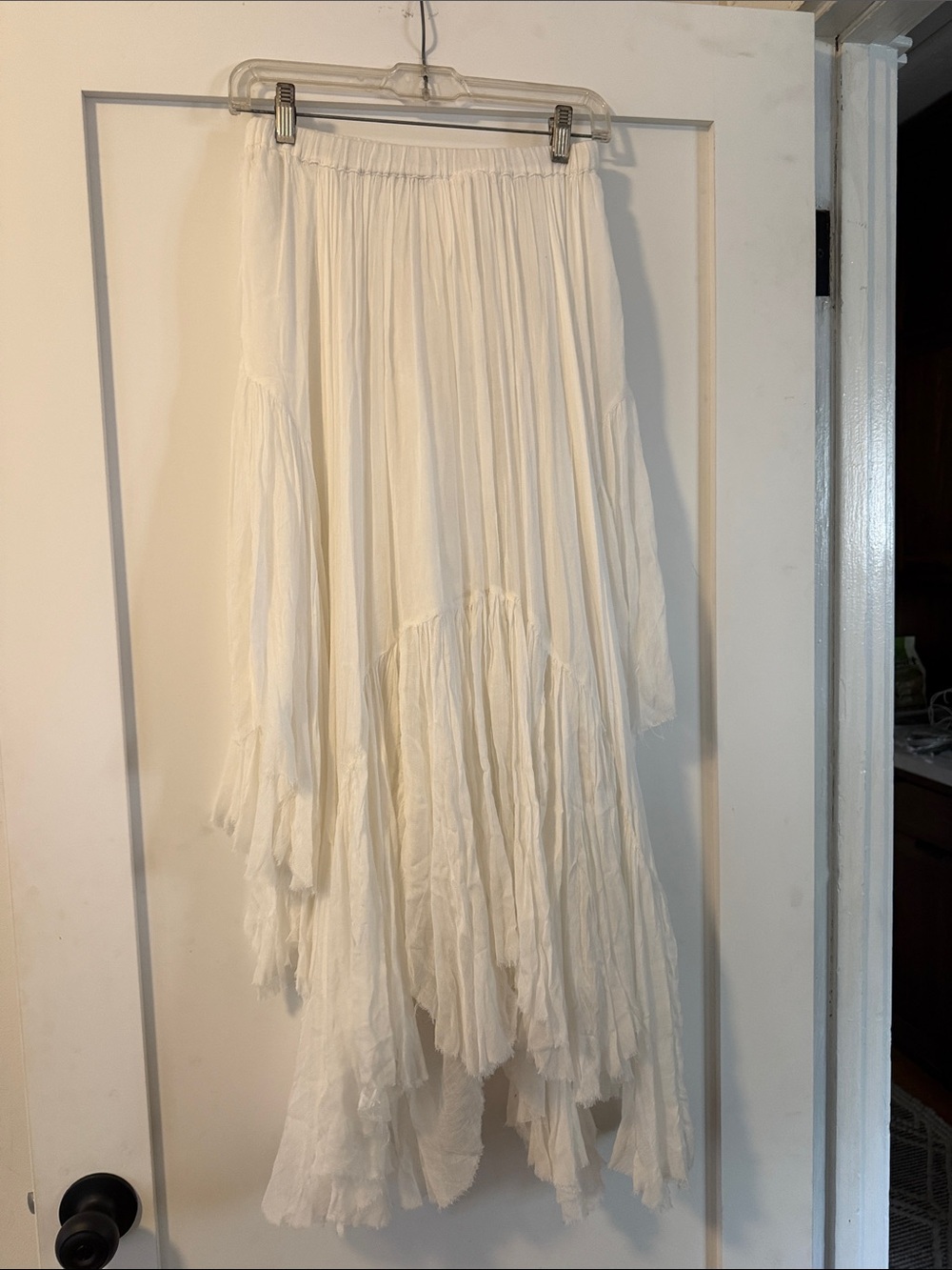 Free People One Clover Maxi skirt in white